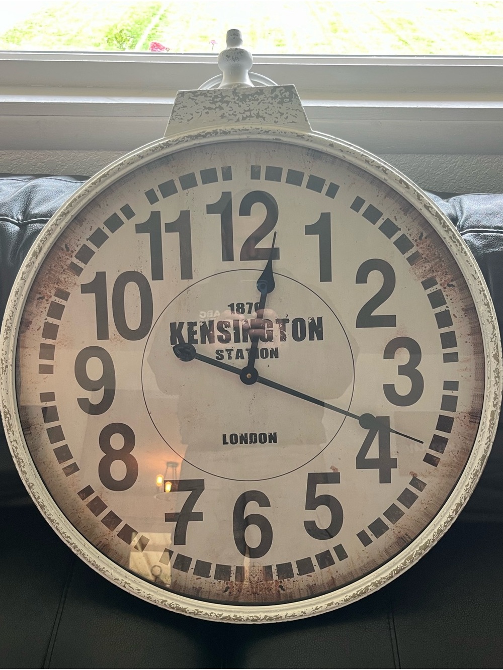 Kensington Station London Round Analog Hanging Wall Clock